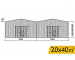 20x40 M² HANGAR
