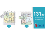 131 M² ÇİFT KATLI ( DUBLEX )  PREFABRİK EV