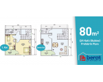 80 M² ÇİFT KATLI ( DUBLEX )  PREFABRİK EV