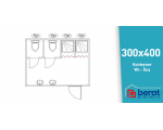 300X400 KONTEYNER WC-DUŞ