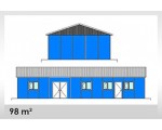 98 M² TEK KATLI PREFABRİK YEMEKHANE
